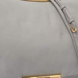 Miu Miu Grey Leather Frame Chain Shoulder Bag