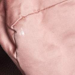 Pre Owned Miu Miu Dark Brown/Black Leather Caribou Satchel