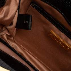 مملوكة مسبقًا Miu Miu Black Velvet Frame Clutch Top Handle Bag