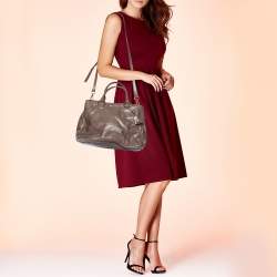 Miu Miu Beige Vitello Shine Leather Tote