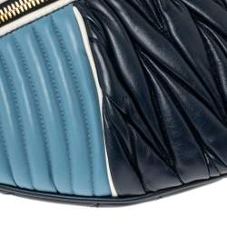 Miu Miu Tri Color Matelassé Leather Rider Belt Bag