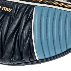 Miu Miu Tri Color Matelassé Leather Rider Belt Bag