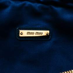 Miu Miu Tri Color Matelassé Leather Rider Belt Bag