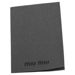 Miu Miu Off White Matelassé Leather Coffer Frame Satchel