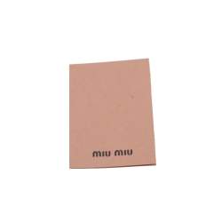 Miu Miu Coral Orange Leather Bow Kiss Lock Clutch