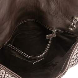 Miu Miu Mauve Matelassé Leather Turnlock Flap Shoulder Bag