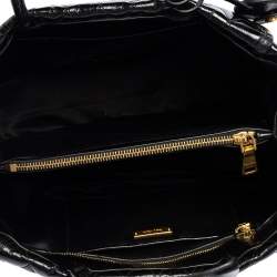 Pre Owned حقيبة يد ميو ميو جلد مبطن ترابو لامع فيتالو