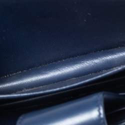 Miu Miu Navy Blue Matelasse Leather Phone Bag