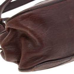 Miu Miu Brown Leather Shoulder Bag