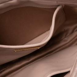 Pre Owned  Miu Miu Blush Pink Matelassé Leather Clutch 