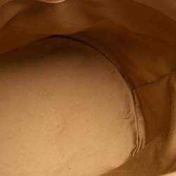 Pre Owned Miu Miu Multicolor Woven Leather Bucket Hobo