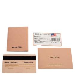 Pre Owned Miu Miu Multicolor Woven Leather Bucket Hobo