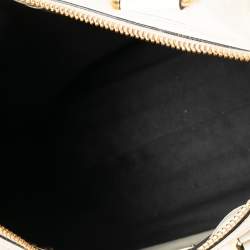 مملوكة مسبقًا Miu Miu Beige Vitello Shine Leather Bauletto Satchel