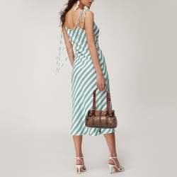 Miu Miu Brown Leather Shoulder Bag