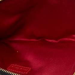 Miu Miu Black Leather Studded Zip Around Wallet
