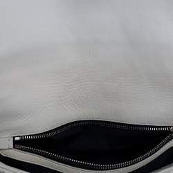 Miu Miu White Matelasse Leather Crystal Shoulder Bag