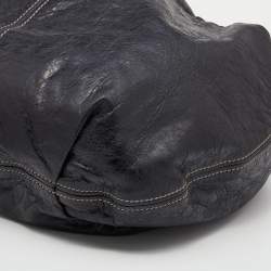 Pre Owned Miu Miu Black Leather Hobo