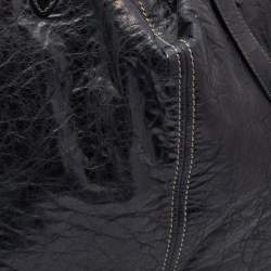 Pre Owned Miu Miu Black Leather Hobo