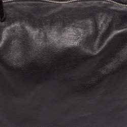 Pre Owned Miu Miu Black Leather Studded Hobo