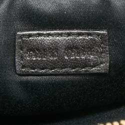 Miu Miu Black Matelasse Leather Double Zip Crossbody Bag