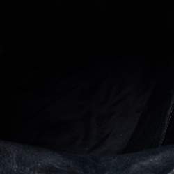 Pre Owned حقيبة ساتشل ميو ميو جلد فيتيلو لوكس أسود