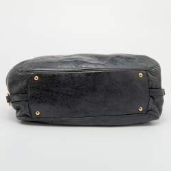 Miu Miu Dark Grey Leather Charm Satchel