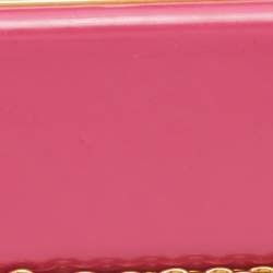 Miu Miu Pink Leather Chain Clutch