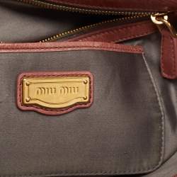 Miu Miu Metallic Two Tone Sequins Clutch