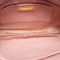 Miu Miu Pink Matelassé Leather Clutch