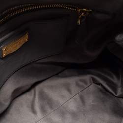 Miu Miu Grey Matelassé Leather Flap Tote