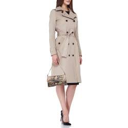 Miu Miu Beige Python Embossed Leather Flap Shoulder Bag