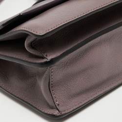 Miu Miu Two Tone Madras Leather Flap Crossbody Bag