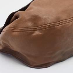 Miu Miu Tri Color Ostrich and Leather Top Handle Bag