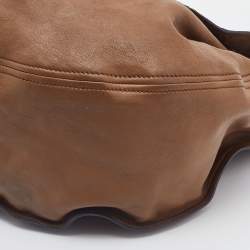 Miu Miu Tri Color Ostrich and Leather Top Handle Bag
