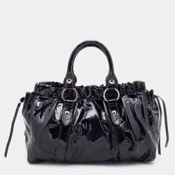 Miu Miu Black Patent Leather Tote