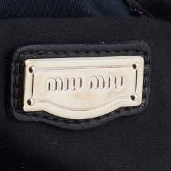 Miu Miu Black Patent Leather Tote