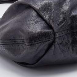 Miu Miu Deep Violet Leather Gathered Hobo 