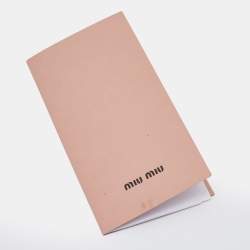 Pre Owned Miu Miu Beige Matelassé Leather Flap Shoulder Bag