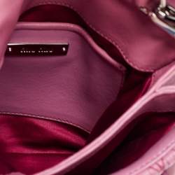 Miu Miu Bubble Gum Matelasse Leather Crystal Crossbody Bag