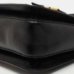 Pre Owned Miu Miu Black Madras Leather Tote