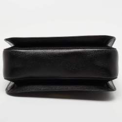 Pre Owned Miu Miu Black Madras Leather Tote