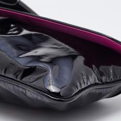 Miu Miu Black Patent Leather Long Flap Clutch