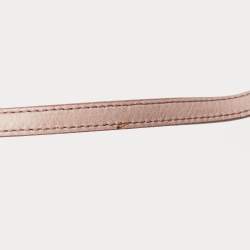 Pre Owned Miu Miu Pink Matelassé Leather Crossbody Bag 