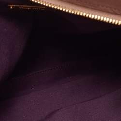 Pre Owned Miu Miu Pink Matelassé Leather Crossbody Bag 