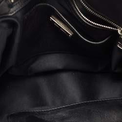 Miu Miu Black Matelassé Leather 2 Way Bag