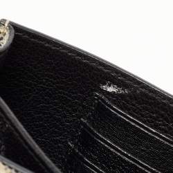 Miu Miu Beige/Black Lizard Embossed Leather Crossbody Bag
