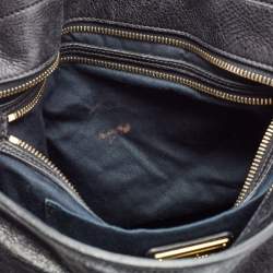 Miu Miu Black Leather Bow Satchel