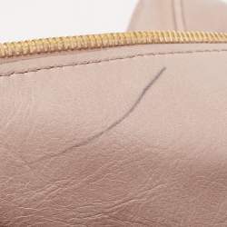 Miu Miu Pink Leather Bow Top Handle Bag