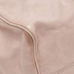 Miu Miu Pink Leather Bow Top Handle Bag