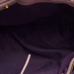 Pre Owned Miu Miu Pink Vitello Lux Gathered Leather Satchel